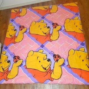 Vintage Disney pooh tiger Reversible full size comforter cover EUC